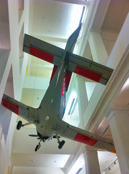 Aeroplane in The National Museum Of Scotland in Edinburgh