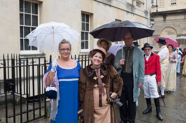Jane Austen Festival parade in Bath
