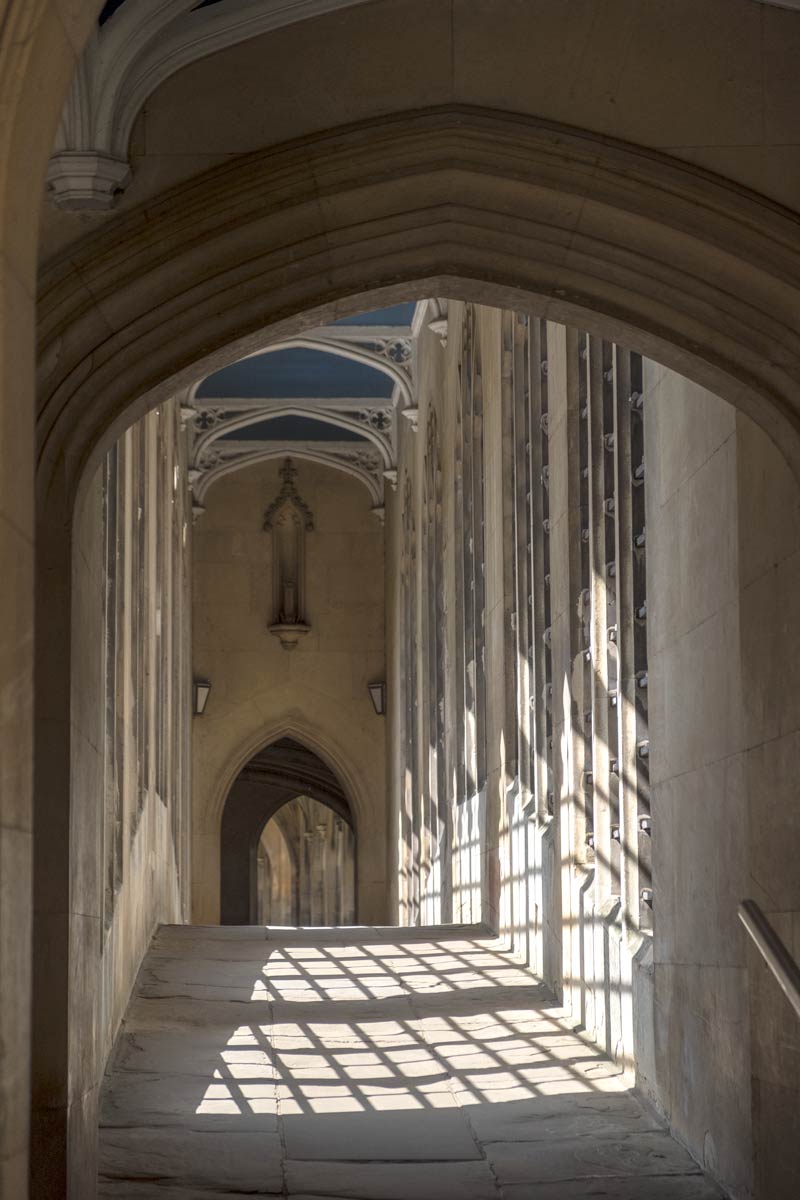 Bridge of Sighs - covered bridge at St John’s College, Cambridge University.