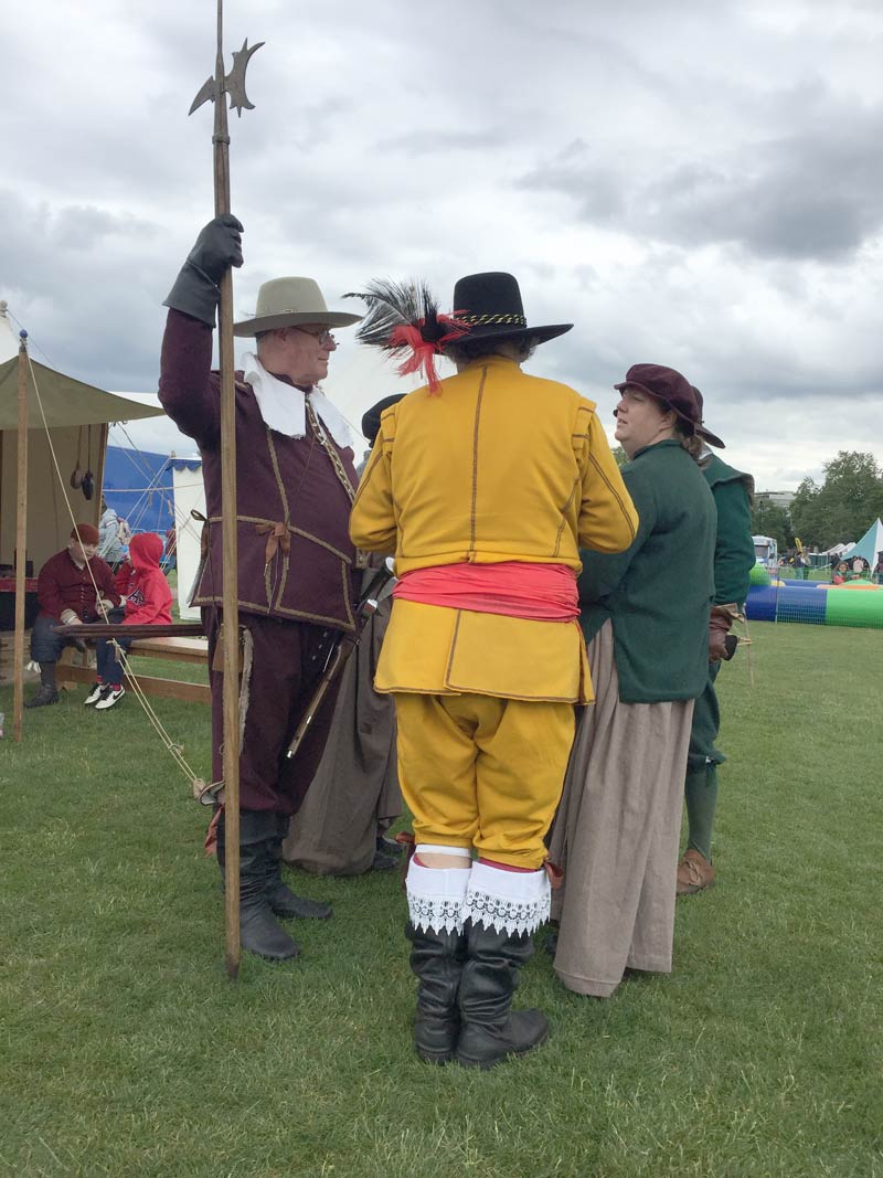 Back view of a captain in the Royalist army 1860s - wearing a red sash to signify loyalty to the Crown
