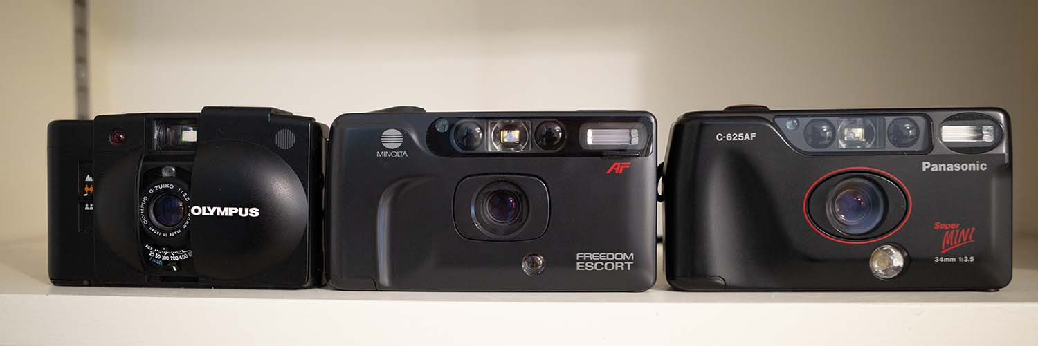 Panasonic C-625AF Super Mini
Minolta Freedom Escort
Olympus XA-2